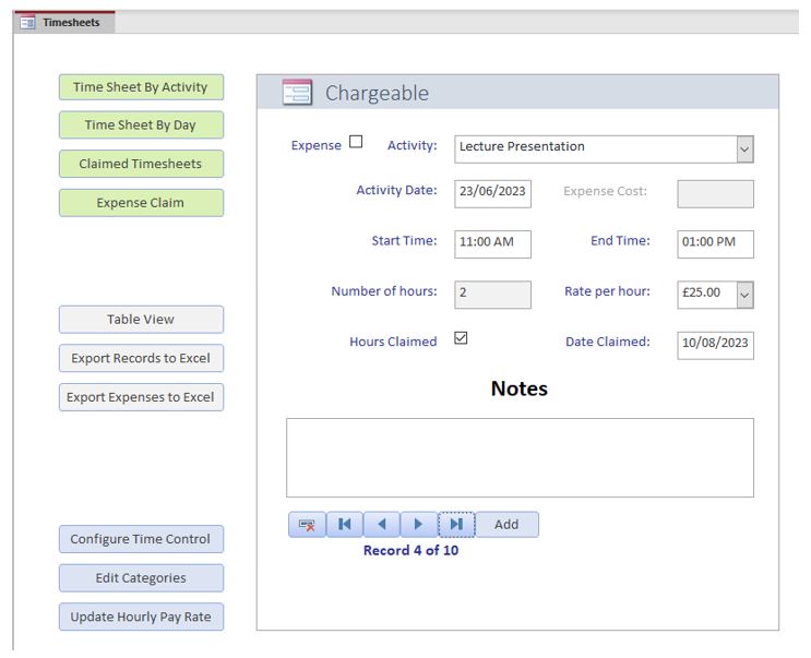 Timesheet Database Think Bensonium Timesheet Database Think Bensonium