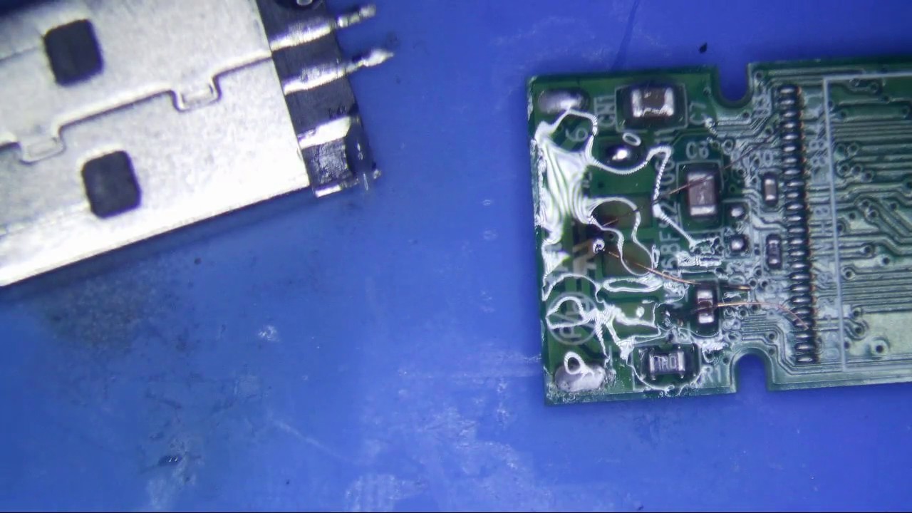 Usb Drive Repair With Missing Pads Youtube Usb Drive Repair With Missing Pads Youtube