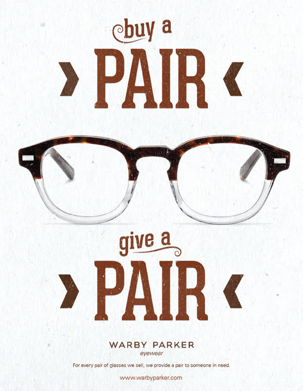 Warby Parker S Buy A Pair Give A Pair Is A Perfect Example Of Red Goldfish Stan Phelps