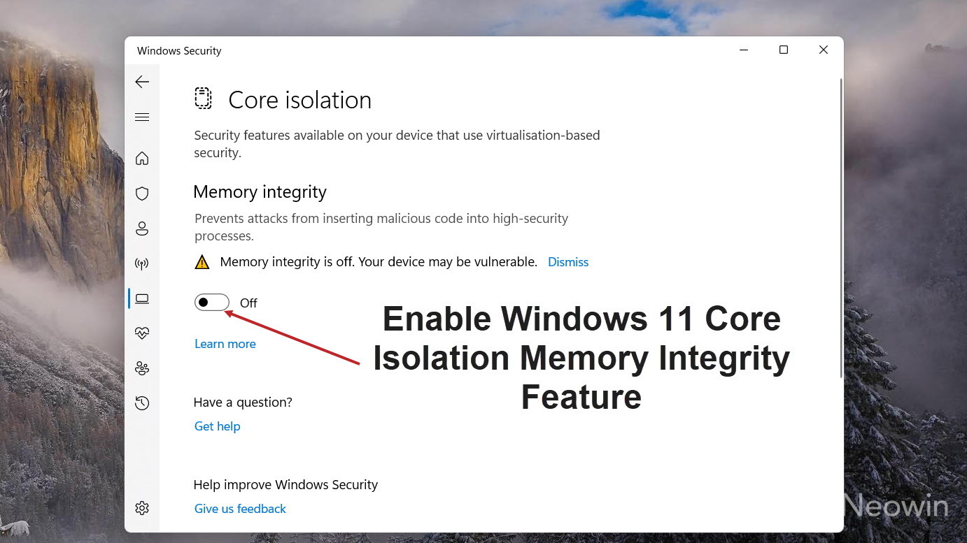 What Is Memory Integrity On Windows 11 What Is Memory Integrity On Windows 11