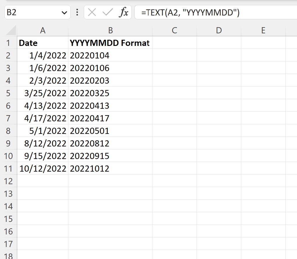 How to Master the yyyymmdd to Date Excel Function